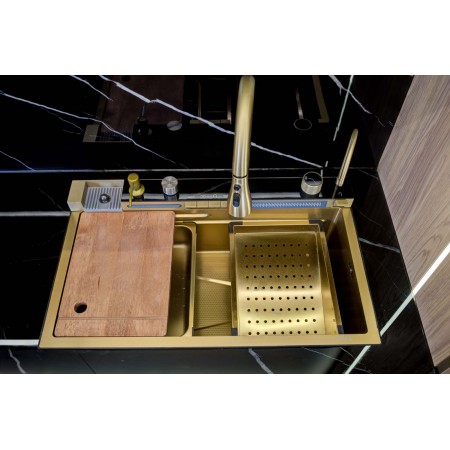 Многофункциональная кухонная мойка iSink Gold A-19